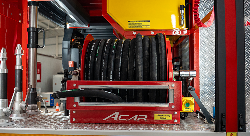 RAPID INTERVENTION ELECTRIC HOSE REEL